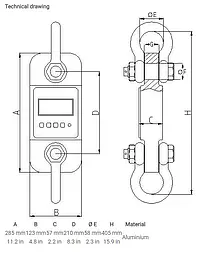 Crane Scale PCE-DDM 5