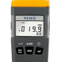 EMF test device PCE-EM 29 display