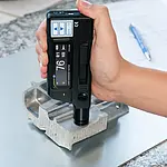 Handheld Metal Hardness Durometer PCE-950 in Use