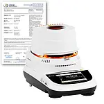 High Precision Moisture Analyzer PCE-MA 60XT-ICA incl. ISO calibration certificate