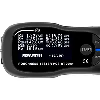 IoT Sensor Roughness Tester PCE-RT 2000BT display