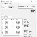 Paint Thickness Gauge PCE-CT 65-ICA software