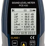 Outdoor Decibel Meter Kit PCE-430-EKIT display