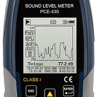 Outdoor Sound Level Meter Kit PCE-430-EKIT display