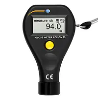 Gloss Meter Incl. ISO Calibration Certificate display.