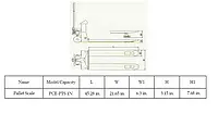 Pallet Scale PCE-PTS 1N diagram dimensions