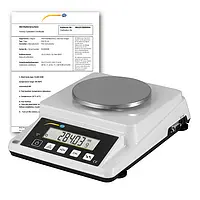 Paper Scale PCE-DMS 310-ICA Incl. ISO Calibration Certificate