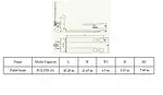 Portable Industrial Pallet Scale PCE-PTS 1N diagram dimensions