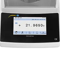 Precision Balance PCE-ABT 220 display