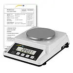 Quadrant Scale PCE-DMS 310-ICA Incl. ISO Calibration Certificate