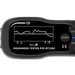 Roughness Tester PCE-RT 2000BT display