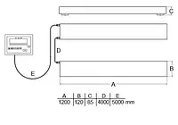 Shipping Scale PCE-SW 5000N diagram