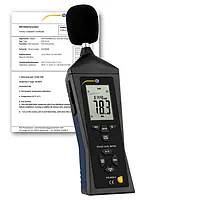 SPL Meter incl. ISO Calibration Certificate.