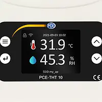 Temperature Data Logger PCE-THT 10 display