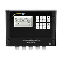 Ultrasonic Flow Meter PCE-TDS 75 display