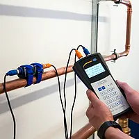 Ultrasonic Flow Tester PCE-TDS 100HSH application