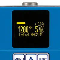 Vibration Process Calibrator PCE-VC21 Display