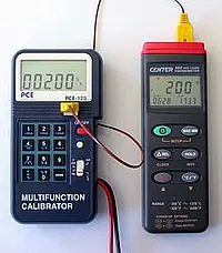 Voltage Calibrator PCE-123-ICA incl. ISO Calibration Certificate