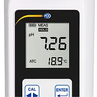 Water Analysis Meter display