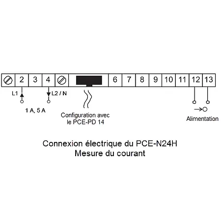 Ampèremètre PCE-N24H