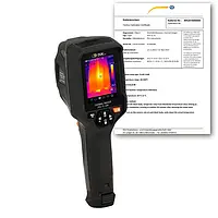 Caméra thermique PCE-TC 32N-ICA avec certificat d'étalonnage ISO