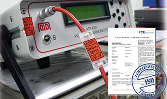 Calibration in relative humidity measurement.