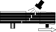 Strobe application drive belt