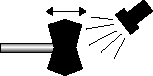 Strobe use drive shaft