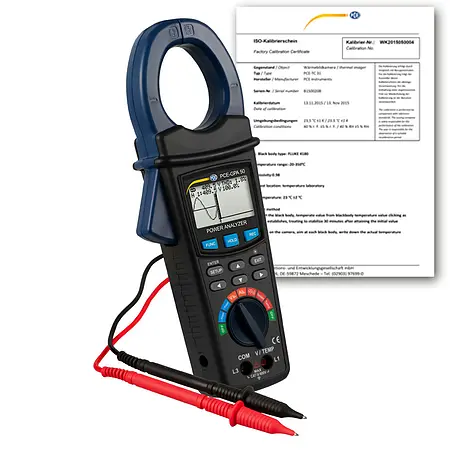 1-Phase Power Meter PCE-GPA 50-ICA incl. ISO Calibration Certificate