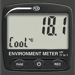 Air Velocity Meter PCE-EM 890 display