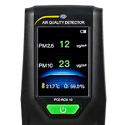 Airborne Particle-Counting Hygiene Meter PCE-RCM 10 Display