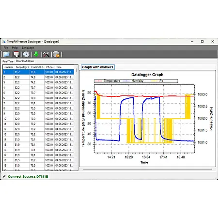 Barometric Pressure Meter software