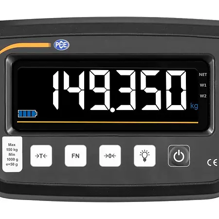 Checkweighing Scale display