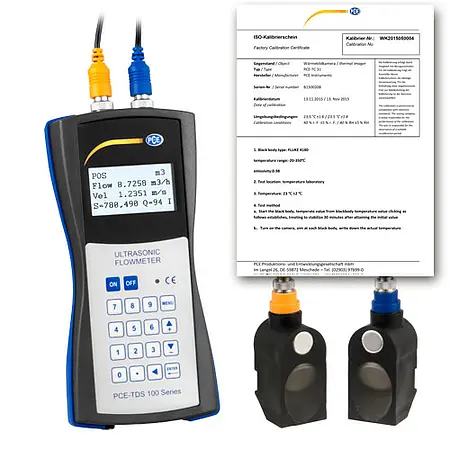 Clamp-on Ultrasonic Flow Meter PCE-TDS 100H