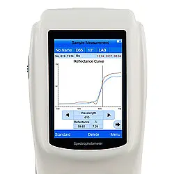 Color Meter PCE-CSM 8 Reflectance Curve