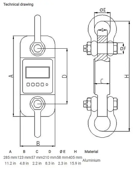 Crane Scale PCE-DDM 5