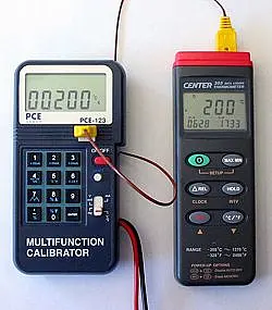 Current Calibrator PCE-123 application temperature