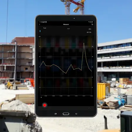 Decibel Meter PCE-323 application