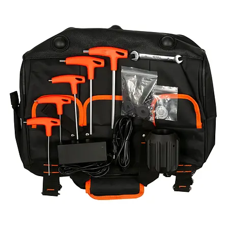 Tool set of a drain inspection camera.