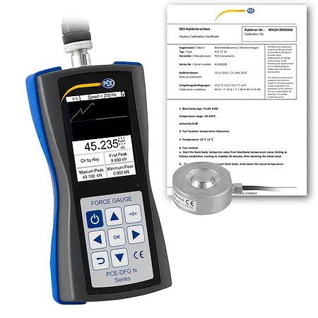 Force Gauge PCE-DFG NF 50K Incl. ISO Calibration Certificate