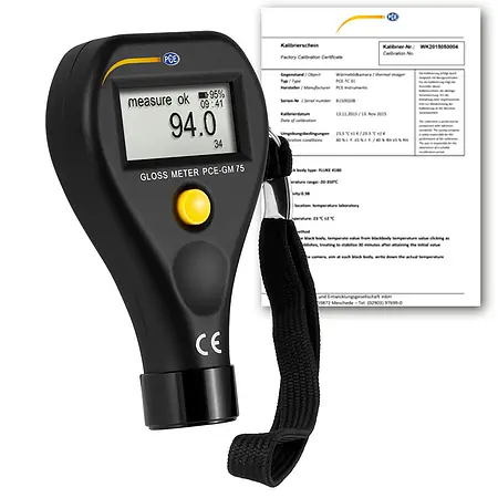 Gloss Meter Incl. ISO Calibration Certificate