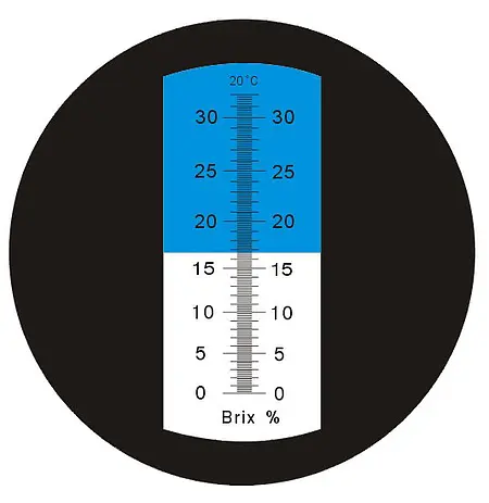 Handheld Refractometer PCE-032 Graduations