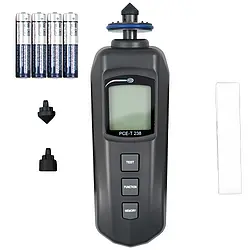 Handheld Tachometer PCE-T 238-ICA Incl. ISO Calibration Certificate