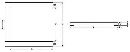 Technical Drawing Heavy Duty Scale