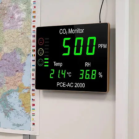 Hygrometer PCE-AC 2000 application