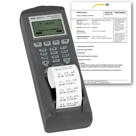 Infrared Thermometer PCE-JR 911-ICA incl. ISO Calibration Certificate 