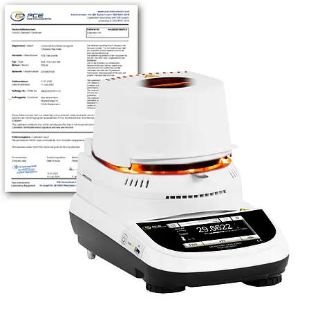 Laboratory Balance PCE-MA 60XT-ICA incl. ISO calibration certificate