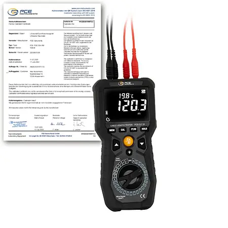 Milliohmmeter PCE-CLT 20-ICA incl. ISO calibration certificate