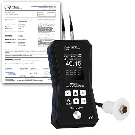 NDT Tester - Thickness Meter PCE-TG 150A HT-ICA incl. ISO-calibration certificate