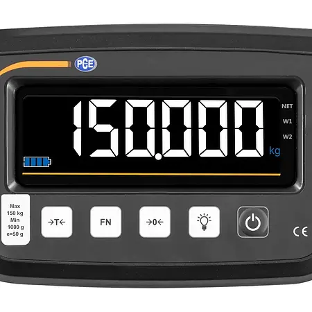 NTEP Certified Scale display